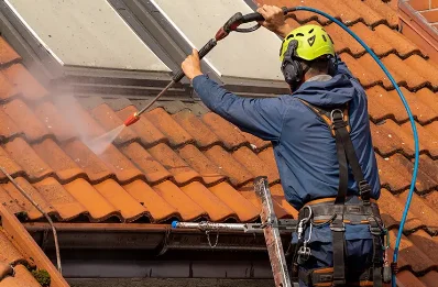 Démoussage et hydrofuge de toiture à Lento
